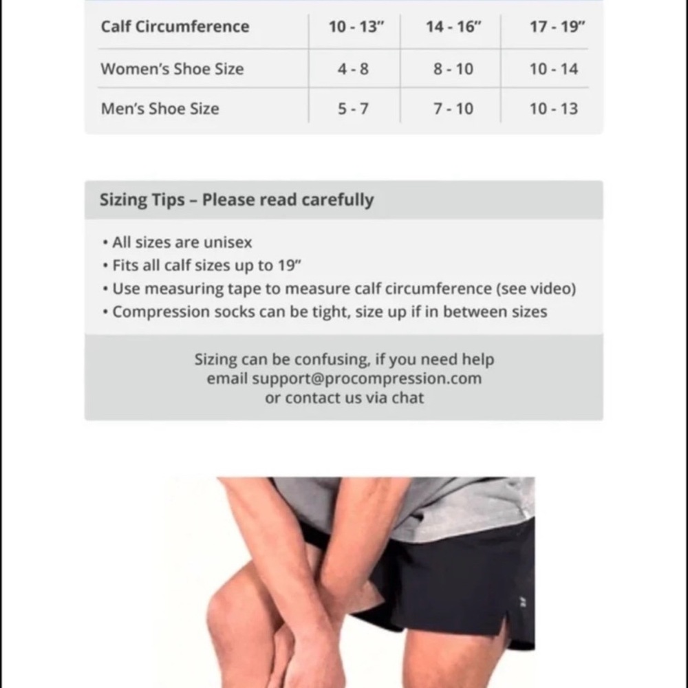 ProCompression Running Compression mmHg 20-30 Athletic Socks - Picture 9 of 9